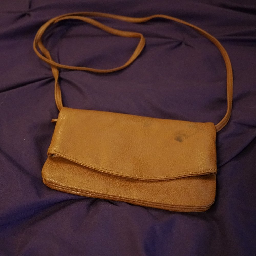 Light Brown Cross Body Purse